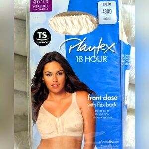 Playtex 18 Hour Front Close Bra - Soft Beige